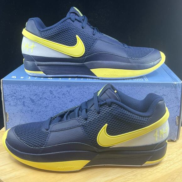 Nike Other - Nike Ja 1 Mens Sz 8.5 Shoes Midnight Blue Basketball FQ4796-402 Sneaker Athletic